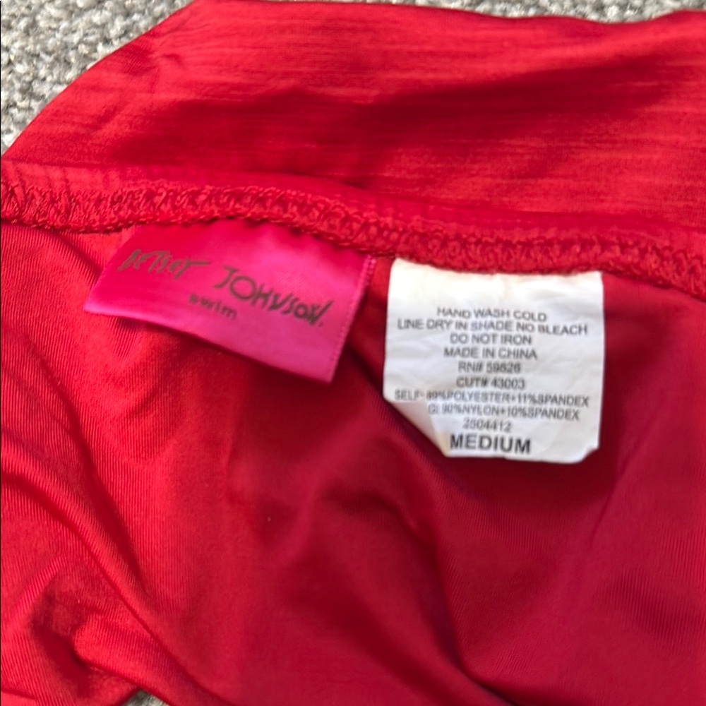 Red Ruffle Bikini Set - Picture 4 of 5